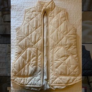 Cream J. Crew vest